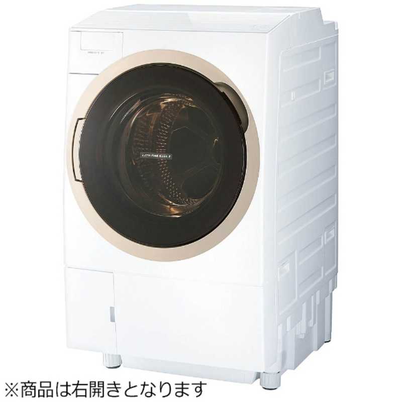 東芝 TOSHIBA ドラム式洗濯乾燥機 ZABOON ザブーン 洗濯11.0kg 乾燥7.0kg ヒートポンプ乾燥 (右開き) TW-117X6R-W グランホワイト