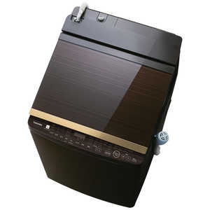 東芝　TOSHIBA 縦型洗濯乾燥機 ZABOON ザブーン 洗濯10.0kg 乾燥5.0kg ヒーター乾燥(排気タイプ)  AW-10SV7-T グレインブラウン