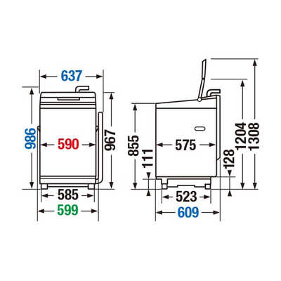 AW-BK10SD7（T）東芝TOSHIBA全自動洗濯機