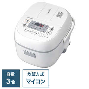 東芝　TOSHIBA 炊飯器 3合 マイコン式 ホワイト RC-5MFM-W