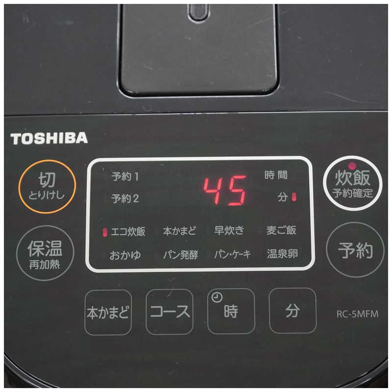 東芝　TOSHIBA 東芝　TOSHIBA 炊飯器 3合 マイコン ブラック RC-5MFM-K RC-5MFM-K