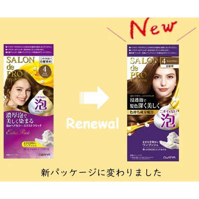 ダリヤ サロンドプロ 泡のヘアカラー・エクストラリッチ(白髪用) 4