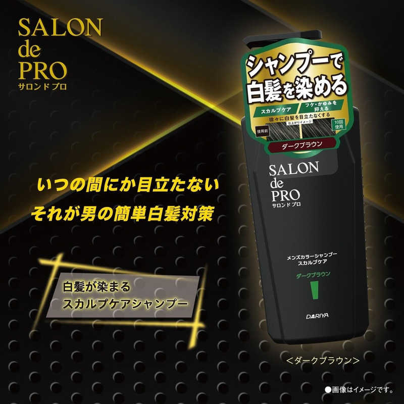 ダリヤ ダリヤ サロンドプロメンズカラーシャンプースカルプケア＜ダークブラウン＞ 250mL  