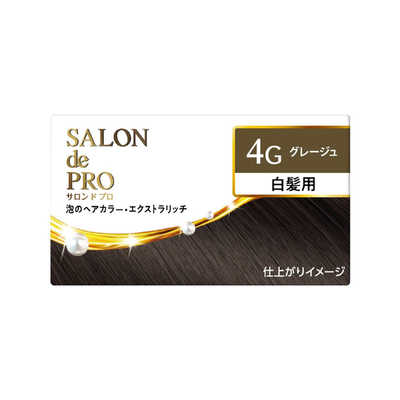 ダリヤ サロンドプロ泡のヘアカラー・エクストラリッチ(白髪用)4G