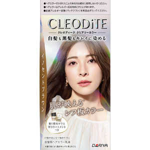 ダリヤ CLEODiTE(クレオディーテ)クリアリーカラー(白髪用)イノセントブラウン 1剤72g+2剤72ml+プレトリートメント20ml+アフタートリートメント20g CDクリア ダリヤ CLEODiTE(クレオディーテ)クリアリーカラー(白髪用)イノセントブラウン 1剤72g+2剤72ml+プレトリートメント20ml+アフタートリートメント20g CDクリア