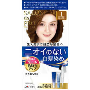 ダリヤ ダリヤ サロンドプロ無香料早染めヘアカラークリーム1 