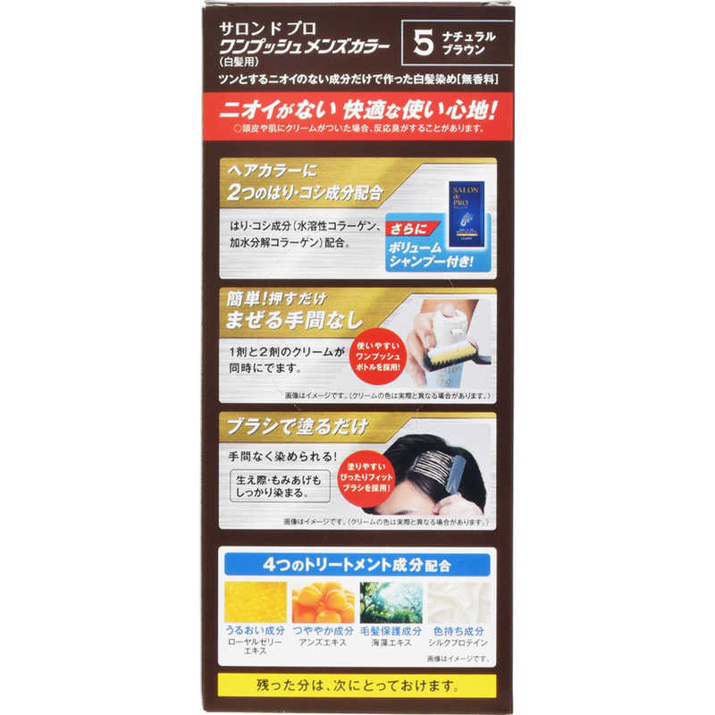 ダリヤ ダリヤ 【サロンドプロ】 ワンプッシュメンズ 5ナチュラルブラウン  
