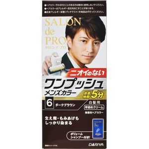 ダリヤ 【サロンドプロ】 ワンプッシュメンズ 6ダークブラウン ダリヤ 【サロンドプロ】 ワンプッシュメンズ 6ダークブラウン