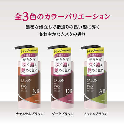 ダリヤ サロンドプロ カラーシャンプー ダークブラウン 300ml の通販