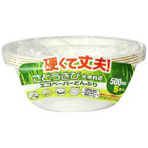 ダイワ物産 エコペーパー どんぶり500ml 5P 60224 ダイワ物産 エコペーパー どんぶり500ml 5P 60224