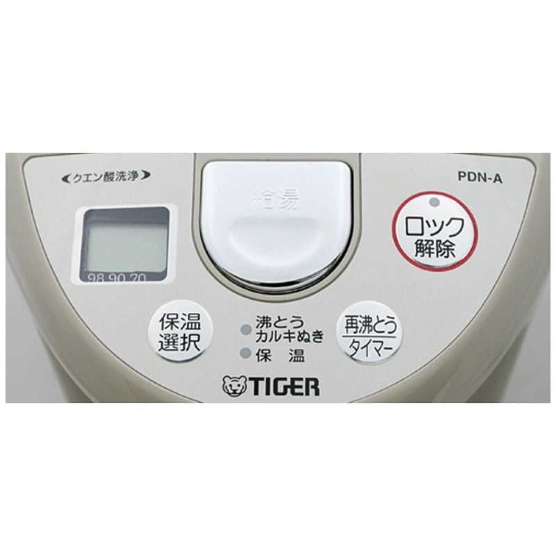 タイガー　TIGER タイガー　TIGER 電気ポット [4.0L/電動式] PDN-A400 アーバンベージュ PDN-A400 アーバンベージュ