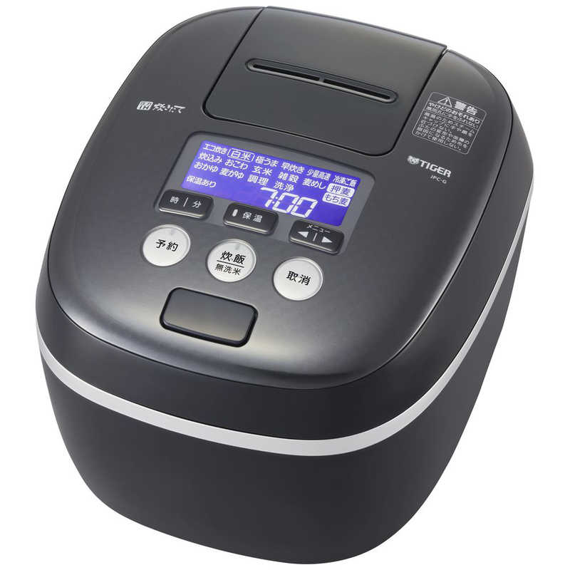 タイガー　TIGER タイガー　TIGER 炊飯器　モスブラック JPCG100 JPCG100