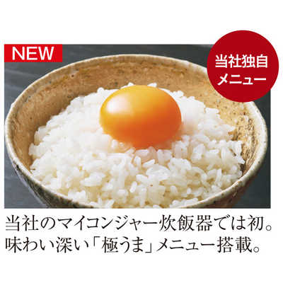 タイガー TIGER 炊飯器 3合 炊きたて マイコン マットホワイト