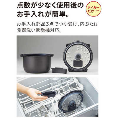 タイガー 電気圧力鍋 マットブラック COK-A220KM(マットブラック