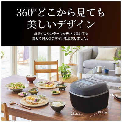 タイガー TIGER 炊飯器 5.5合 ご泡火炊き 圧力IH タルクホワイト JPI