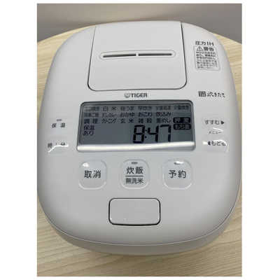 Tiger 圧力IH炊飯器 ホワイト 25年製 Tiger 圧力IH炊飯器 ホワイト 25年製 圧力IHジャー炊飯器＜炊きたて