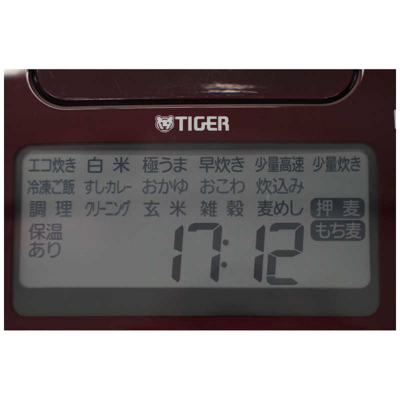 タイガー　TIGER タイガー　TIGER 炊飯器 5.5合 ご泡火炊き 圧力IH炊飯ジャー バーガンディ JPI-X100RX JPI-X100RX
