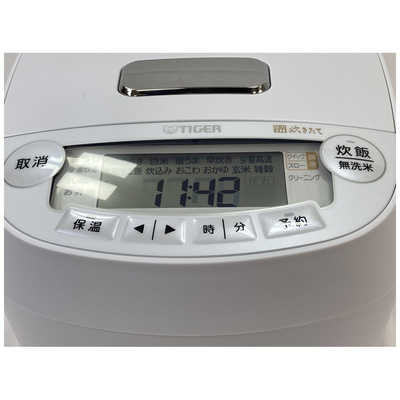 タイガー TIGER 炊飯器 5.5合 炊きたて 圧力IH マットホワイト JPV