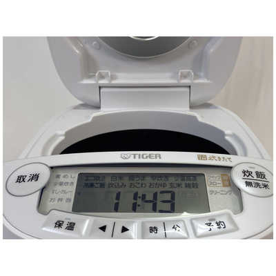 TIGER 圧力IH炊飯器5.5合炊き JPV-G100(ホワイト) 圧力IHジャー炊飯器 炊きたて マットブラック JPV-G100KM [5.5合 /圧力