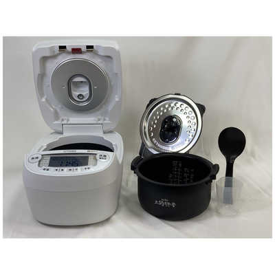 タイガー TIGER 炊飯器 5.5合 炊きたて 圧力IH マットホワイト JPV