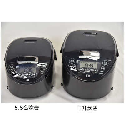 タイガー TIGER 炊飯器 5.5合 炊きたて IH モーブブラック JPW-T100KV