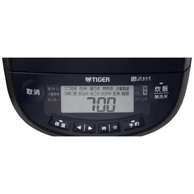圧力IHジャー炊飯器 ブラック JPV-10BKK [5.5合 /圧力IH] タイガー TIGER 炊飯器 5.5合 圧力IH ブラック JPV-10BKK の通販