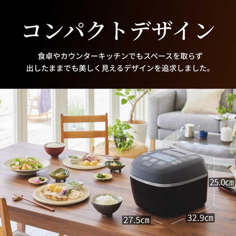 タイガー　TIGER タイガー　TIGER 炊飯器 1升 圧力IH マットブラック JRI-A180KM JRI-A180KM