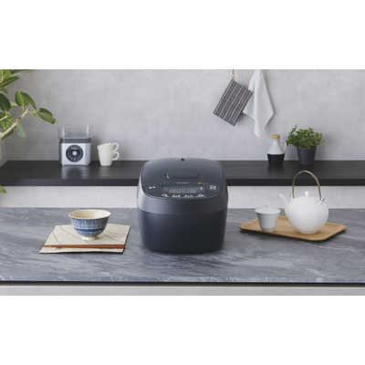 タイガー TIGER 炊飯器 5.5合 炊きたて 圧力IHジャー モーブブラック