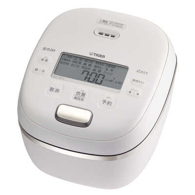 TIGER 圧力炊飯器 JPC-G100 5.5合ホワイト 圧力IHジャー炊飯器〈炊きたて〉 JPC-G100/G180 - タイガー魔法瓶