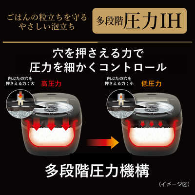 タイガー TIGER 炊飯器 5.5合 炊きたて 圧力IHジャー ご泡火炊き 遠赤9