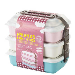タケヤフラスク フレンズランチ 3段セット グラスピンク FRIENDSLUNCH タケヤフラスク フレンズランチ 3段セット グラスピンク FRIENDSLUNCH