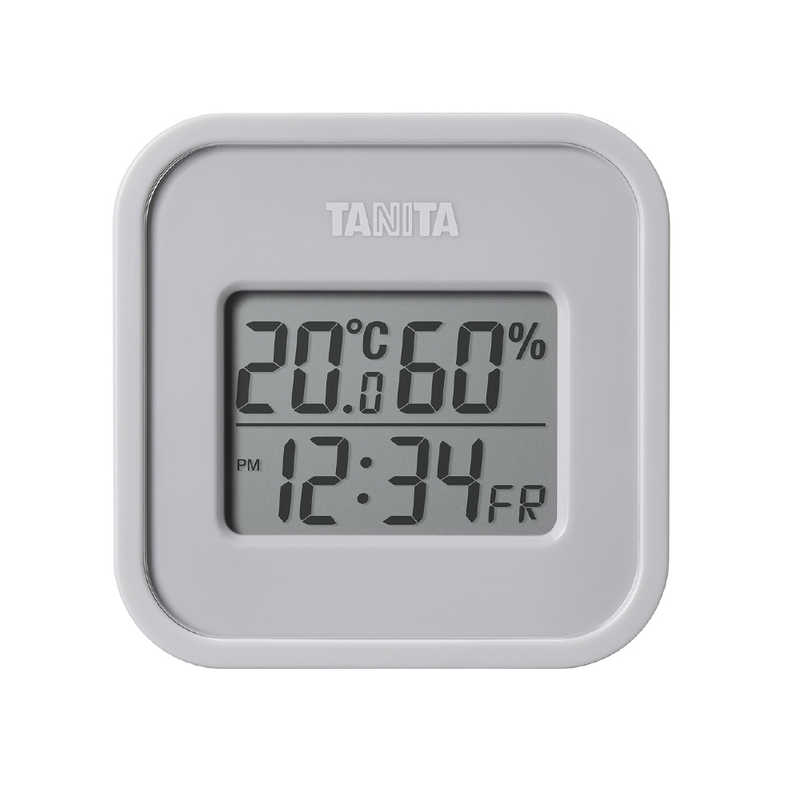 タニタ タニタ デジタル温度計GY ウォームグレー TT588GY TT588GY