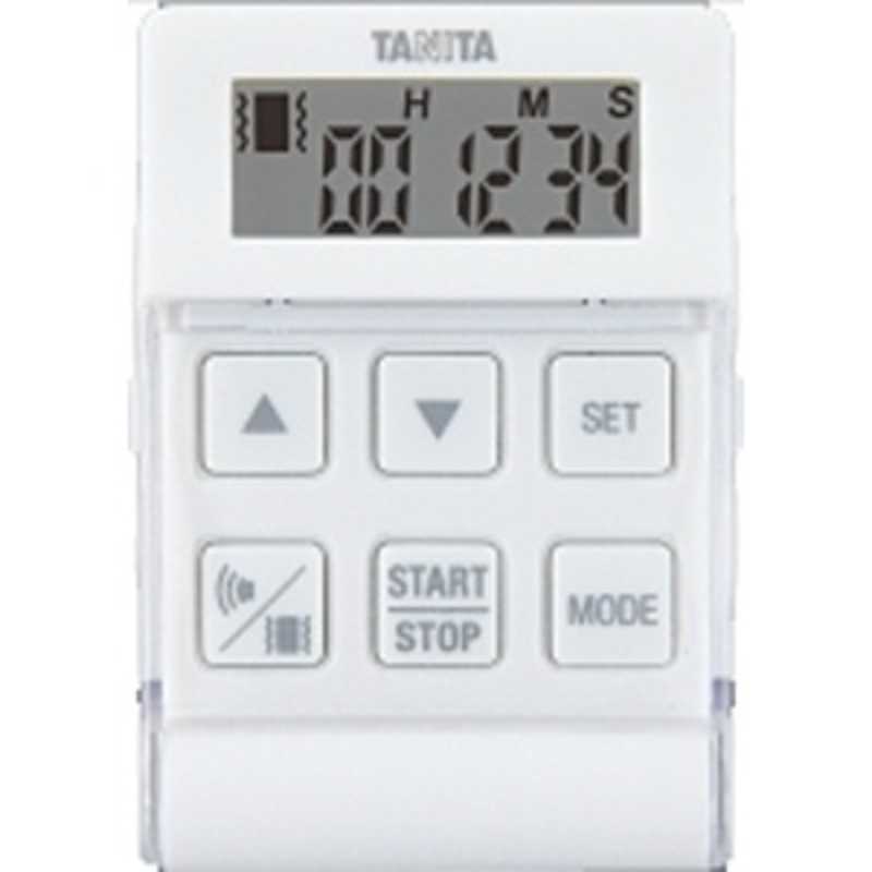 タニタ タニタ バイブレーションタイマー24時間計 クイック TD‐370N‐WH (ホワイト) TD‐370N‐WH (ホワイト)