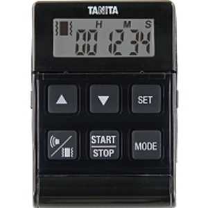 タニタ バイブレーションタイマー24時間計 クイック TD‐370N‐BK (ブラック)