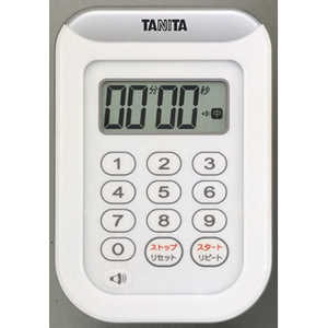 タニタ 丸洗いタイマー100分計 TD-378-WH ホワイト タニタ 丸洗いタイマー100分計 TD-378-WH ホワイト