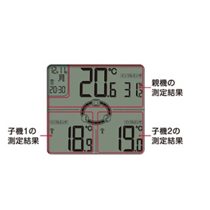 タニタ タニタ デジタル温湿度計 [コンディションセンサー] TC-400IV TC-400IV