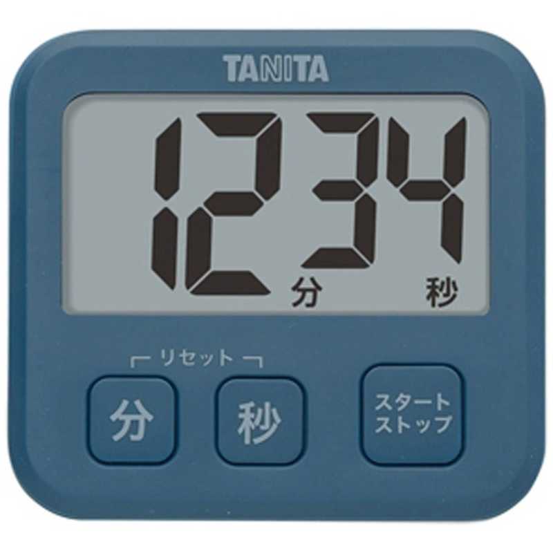 タニタ タニタ デジタルタイマー ｢薄型タイマー｣ TD-408-BL ブルｰ TD-408-BL ブルｰ