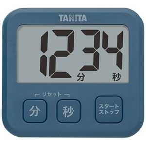 タニタ デジタルタイマー ｢薄型タイマー｣ TD-408-BL ブルｰ