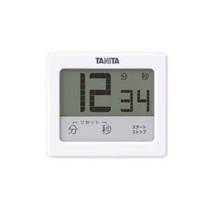 タニタ 防水タッチパネルタイマー TD-414-WH ホワイト タニタ 防水タッチパネルタイマー TD-414-WH ホワイト