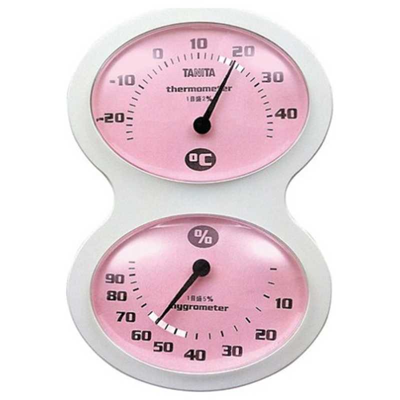 タニタ 正規品販売 温湿度計 大きな割引 TT‐509‐PK ピンク