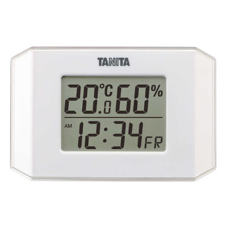 タニタ タニタ デジタル温湿度計 TT-574WH ホワイト TT-574WH ホワイト