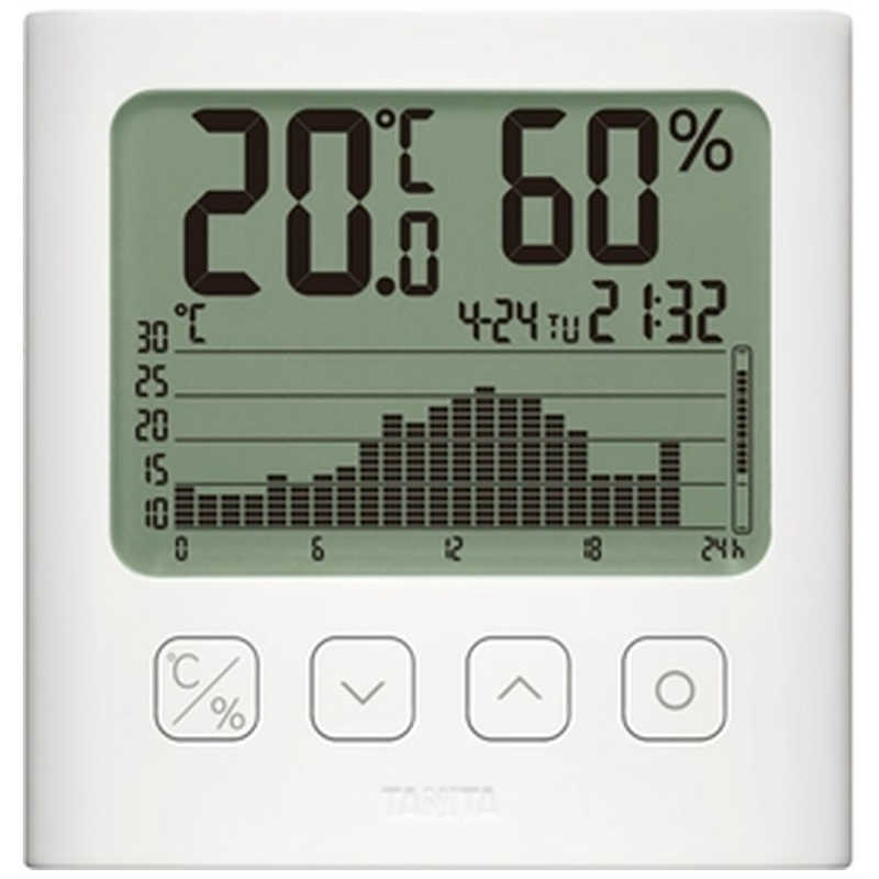タニタ タニタ グラフ付きデジタル温湿度計 TT580WH TT580WH