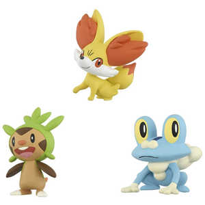 タカラトミー ポケットモンスター ポケモン30周年記念 モンコレ旅立ちの3匹セット カロス地方 