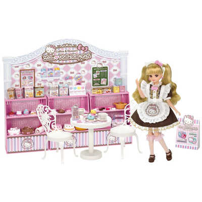 タカラトミー リカちゃん ハローキティ スイーツカフェ の通販 