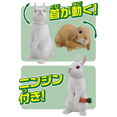 タカラトミー アニア AS-34 ウサギ(日本白色種&ロップイヤｰ) の