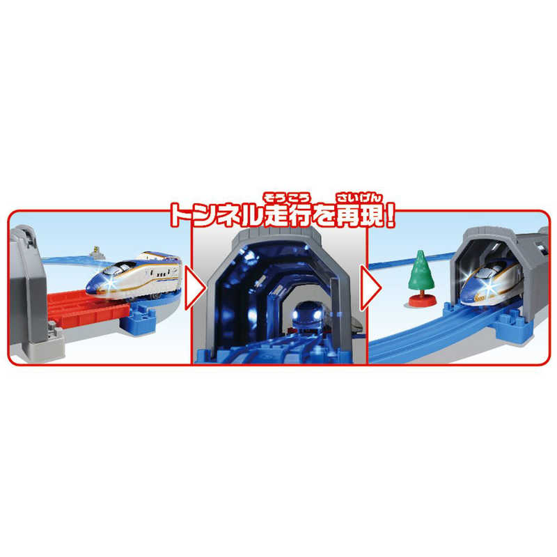 タカラトミー プラレール トンネルを照らそう ライト付 E7系 新幹線 かがやきベｰシックセット の通販 カテゴリ おもちゃ タカラトミー 家電通販のコジマネット 全品代引き手数料無料