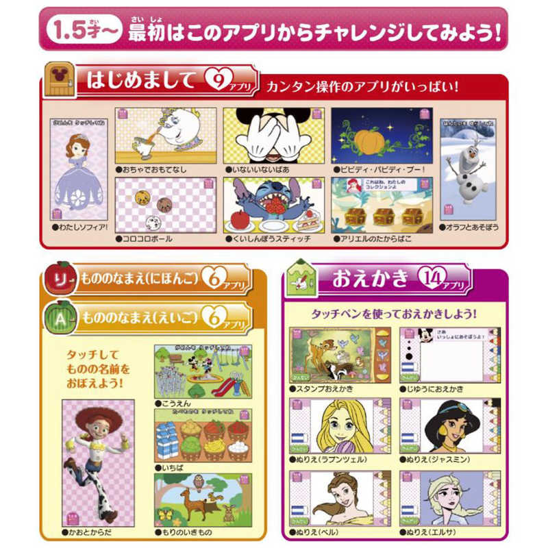 タカラトミー マジカルプレイタイム できた がひろがる ドリームトイパッド プラス ディズニーキャラクターズ の通販 カテゴリ おもちゃ タカラトミー 家電通販のコジマネット 全品代引き手数料無料