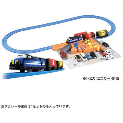 トミカまとめ売り121台　トミカプラレール隊員6体付き タカラトミー プラレール トミカを運ぼう！サクサクつみおろし