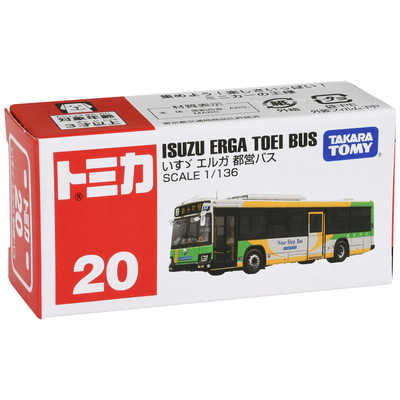 タカラトミー トミカ No.20 いすゞ エルガ 都営バス(箱) の通販