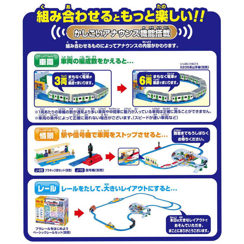 タカラトミー タカラトミー プラレール トミカと遊ぼう！くるぞわたるぞ！カンカン踏切セット  